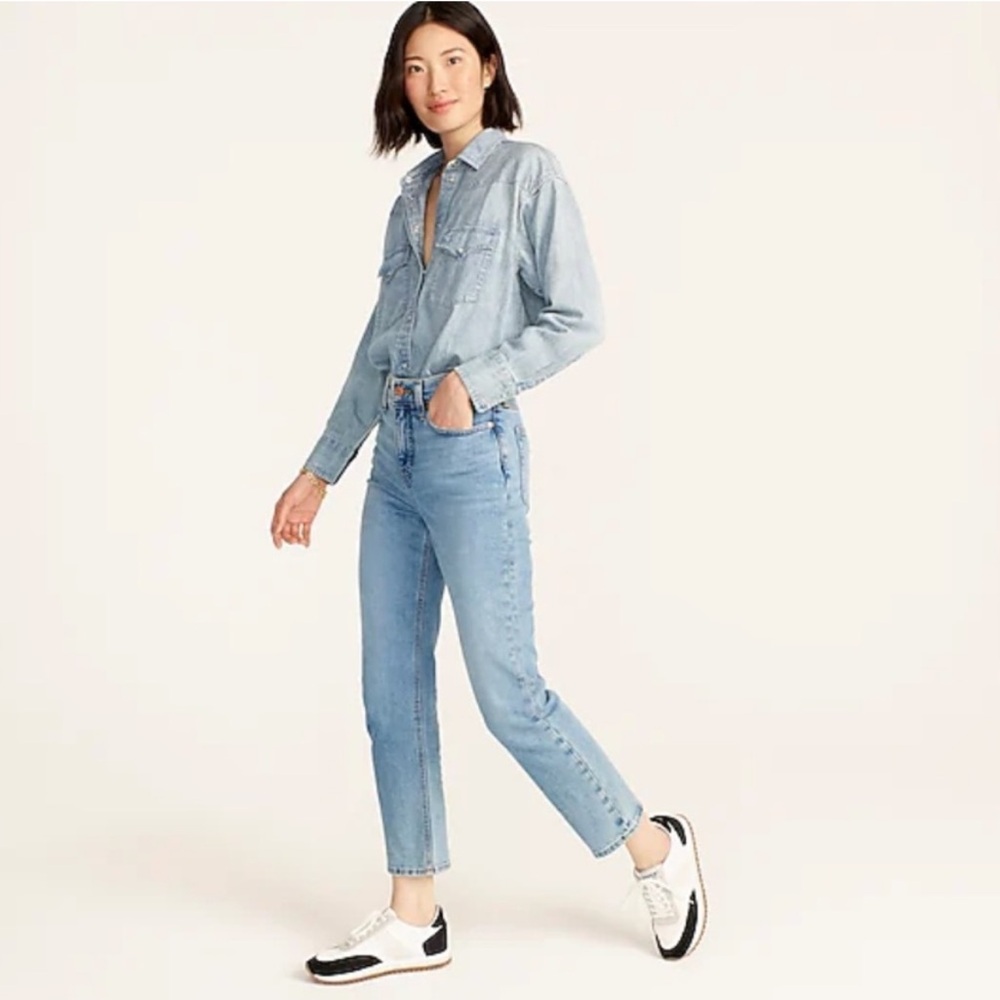 J.Crew High-Rise 90’s Classic Straight Jean